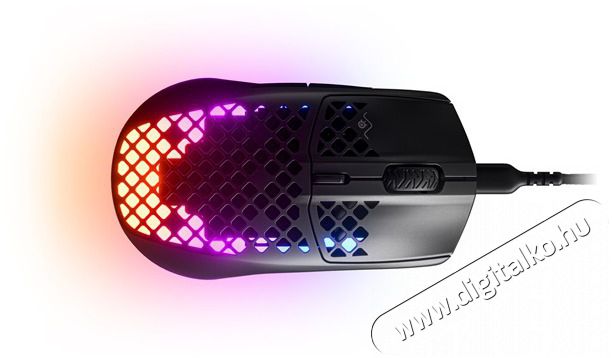 STEELSERIES Aerox 3 (2022) Onyx fekete optikai gamer eg&eacute;r Iroda &eacute;s sz&aacute;m&iacute;t&aacute;stechnika - Eg&eacute;r - Vezet&eacute;kes eg&eacute;r - 396051