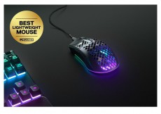 STEELSERIES Aerox 3 (2022) Onyx fekete optikai gamer eg&eacute;r Iroda &eacute;s sz&aacute;m&iacute;t&aacute;stechnika - Eg&eacute;r - Vezet&eacute;kes eg&eacute;r - 396051