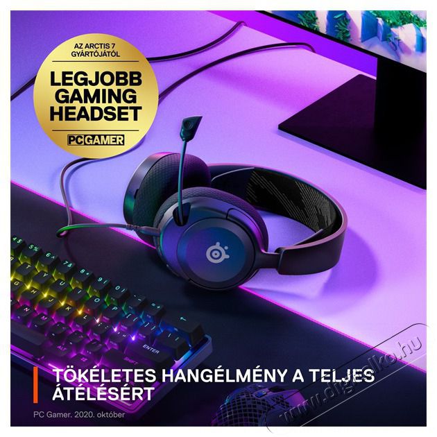 STEELSERIES Arctis Nova 1 gamer headset - Fekete Audio-Video / Hifi / Multim&eacute;dia - F&uuml;l &eacute;s Fejhallgat&oacute;k - Fejhallgat&oacute; mikrofonnal / headset - 457492