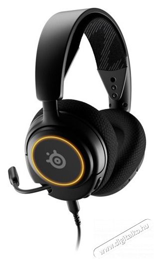 STEELSERIES Arctis Nova 3 fekete gamer headset Audio-Video / Hifi / Multim&eacute;dia - F&uuml;l &eacute;s Fejhallgat&oacute;k - Fejhallgat&oacute; mikrofonnal / headset - 457496