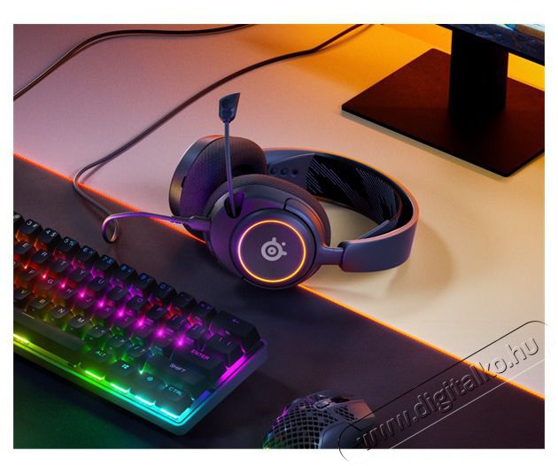 STEELSERIES Arctis Nova 3 fekete gamer headset Audio-Video / Hifi / Multim&eacute;dia - F&uuml;l &eacute;s Fejhallgat&oacute;k - Fejhallgat&oacute; mikrofonnal / headset - 457496