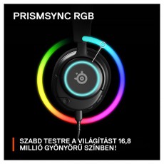 STEELSERIES Arctis Nova 3 fekete gamer headset Audio-Video / Hifi / Multim&eacute;dia - F&uuml;l &eacute;s Fejhallgat&oacute;k - Fejhallgat&oacute; mikrofonnal / headset - 457496