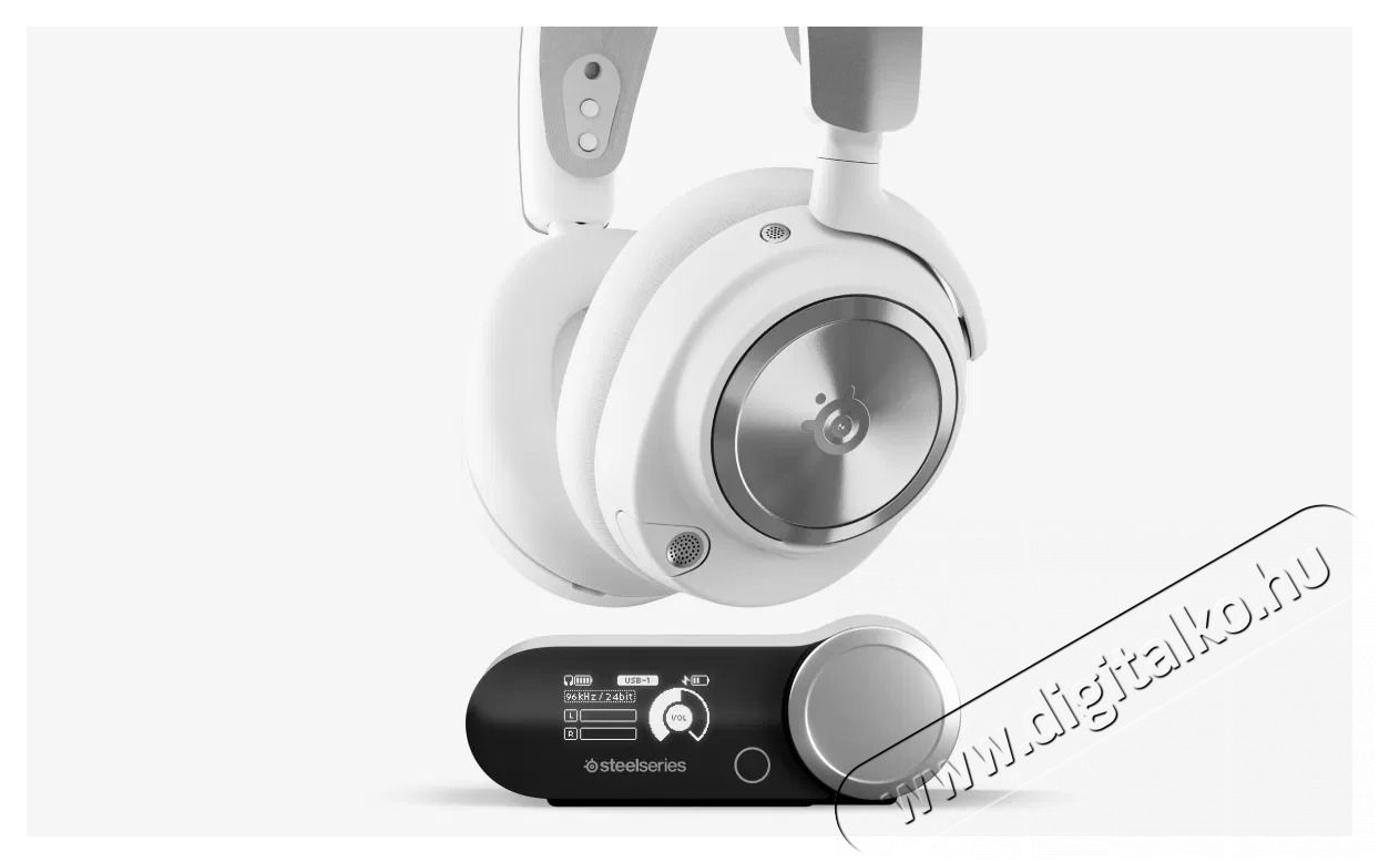 STEELSERIES Arctis Nova Pro WL White Audio-Video / Hifi / Multim&eacute;dia - F&uuml;l &eacute;s Fejhallgat&oacute;k - Fejhallgat&oacute; - 510292