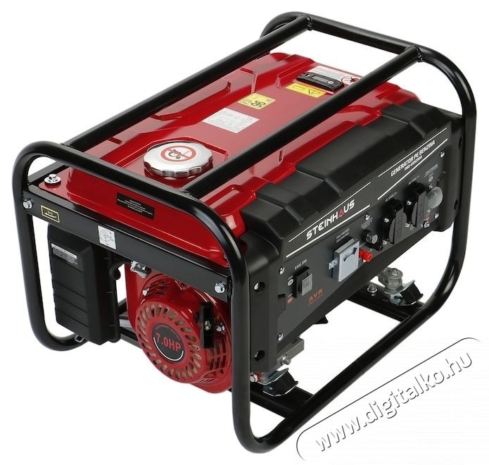 Steinhaus PRO-GEN2900 Gener&aacute;tor, 2900 W fesz&uuml;lts&eacute;gstabiliz&aacute;torral, benzin, 10 &oacute;r&aacute;s &uuml;zemidővel H&aacute;ztart&aacute;s / Otthon / K&uuml;lt&eacute;r - Szersz&aacute;m - &Aacute;ramfejlesztő - 535766