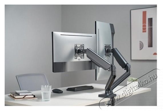 Stell SOS 2121 17-32 k&eacute;tkaros asztali monitor tart&oacute; konzol Fot&oacute;-Vide&oacute; kieg&eacute;sz&iacute;tők - &Aacute;llv&aacute;ny - Asztali &aacute;llv&aacute;ny - 507597