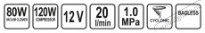 Sthor porsz&iacute;v&oacute; kompresszorral 80W H&aacute;ztart&aacute;s / Otthon / K&uuml;lt&eacute;r - Porsz&iacute;v&oacute; / takar&iacute;t&oacute;g&eacute;p - K&eacute;zi / &aacute;ll&oacute; porsz&iacute;v&oacute; - 519206