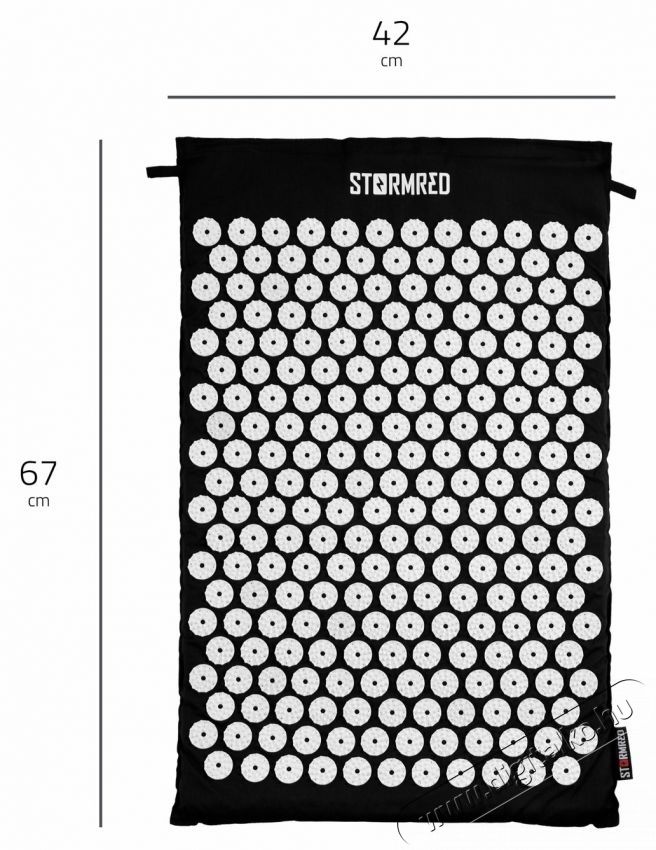 Stormred Akupressz&uacute;r&aacute;s k&eacute;szlet, fekete H&aacute;ztart&aacute;s / Otthon / K&uuml;lt&eacute;r - J&aacute;t&eacute;k / Sport - Kieg&eacute;sz&iacute;tő - 538017