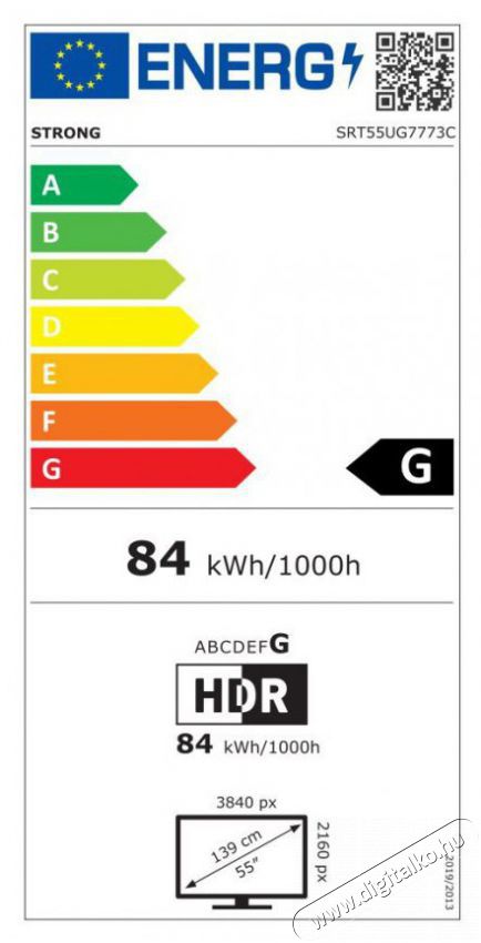 Strong 55  SRT55UG7773C Telev&iacute;zi&oacute;k - LED telev&iacute;zi&oacute; - UHD 4K felbont&aacute;s&uacute; - 506084