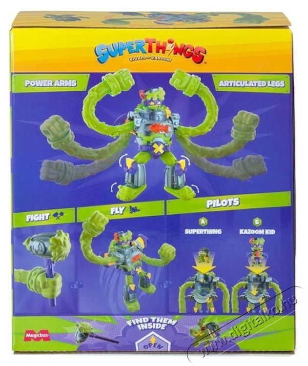 Superthings Playset SuperThings - Szuperrobot, Trasher H&aacute;ztart&aacute;s / Otthon / K&uuml;lt&eacute;r - J&aacute;t&eacute;k / Sport - J&aacute;t&eacute;kfigura - 534704