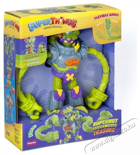 Superthings Playset SuperThings - Szuperrobot, Trasher H&aacute;ztart&aacute;s / Otthon / K&uuml;lt&eacute;r - J&aacute;t&eacute;k / Sport - J&aacute;t&eacute;kfigura - 534704