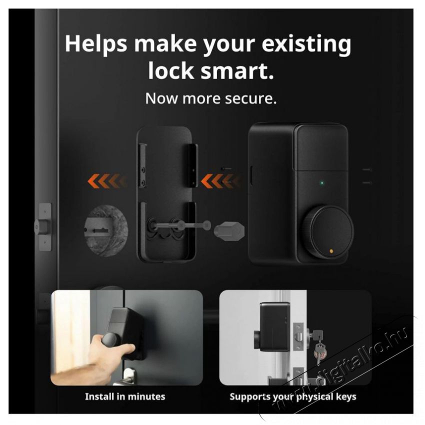 SwitchBot Lock Pro H&aacute;ztart&aacute;s / Otthon / K&uuml;lt&eacute;r - Biztons&aacute;gtechnika - Kieg&eacute;sz&iacute;tő - 519788