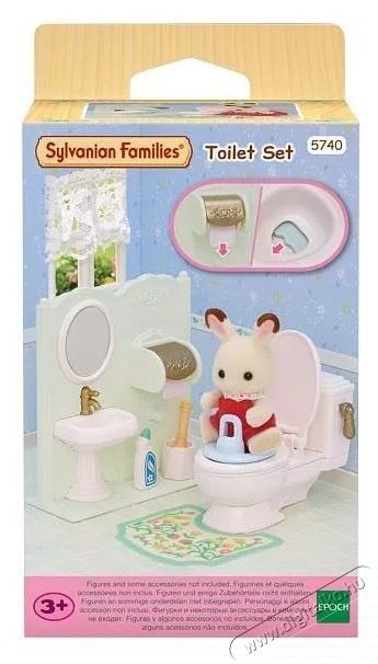 Sylvanian Families F&uuml;rdőszobaszett WC-vel H&aacute;ztart&aacute;s / Otthon / K&uuml;lt&eacute;r - J&aacute;t&eacute;k / Sport - J&aacute;t&eacute;kfigura - 532288