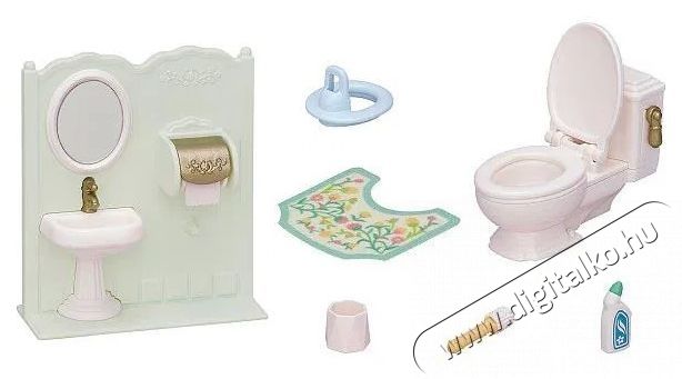 Sylvanian Families F&uuml;rdőszobaszett WC-vel H&aacute;ztart&aacute;s / Otthon / K&uuml;lt&eacute;r - J&aacute;t&eacute;k / Sport - J&aacute;t&eacute;kfigura - 532288