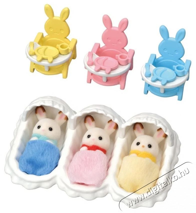 Sylvanian Families Gondoz&oacute;k&eacute;szlet h&aacute;rmas ikrekhez H&aacute;ztart&aacute;s / Otthon / K&uuml;lt&eacute;r - J&aacute;t&eacute;k / Sport - J&aacute;t&eacute;kfigura - 532277