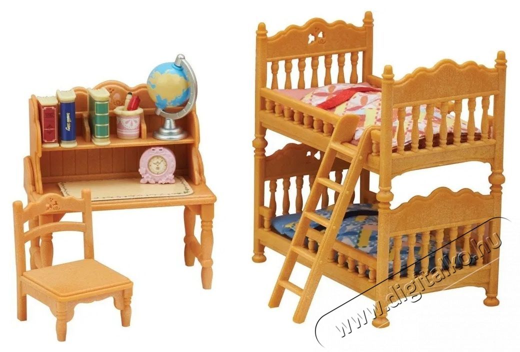Sylvanian Families k&eacute;szlet - gyerekszoba emeletes &aacute;ggyal H&aacute;ztart&aacute;s / Otthon / K&uuml;lt&eacute;r - J&aacute;t&eacute;k / Sport - J&aacute;t&eacute;kfigura - 532278