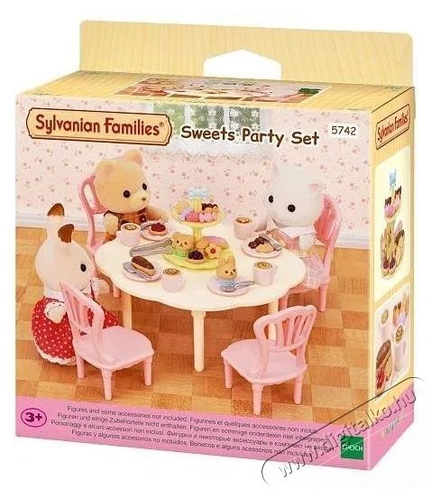 Sylvanian Families Party k&eacute;szlet &eacute;dess&eacute;gekkel H&aacute;ztart&aacute;s / Otthon / K&uuml;lt&eacute;r - J&aacute;t&eacute;k / Sport - J&aacute;t&eacute;kfigura - 532292