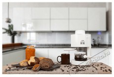 Szarvasi SZV623 k&aacute;v&eacute;főző - feh&eacute;r Konyhai term&eacute;kek - K&aacute;v&eacute;főző / k&aacute;v&eacute;&ouml;rlő / kieg&eacute;sz&iacute;tő - Pressz&oacute; k&aacute;v&eacute;főző - 296924