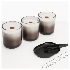 Tagu Larsen Solid Grey Zenflame kandall&oacute; (gyerty&aacute;kkal), FM462GR3-D611 H&aacute;ztart&aacute;s / Otthon / K&uuml;lt&eacute;r - Fűt&eacute;s - Kandall&oacute; - 537408