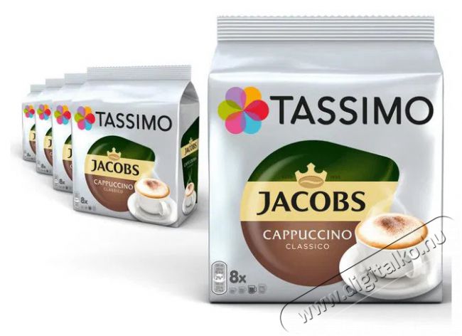 TASSIMO Jacobs Cappuccino KARTON Konyhai term&eacute;kek - K&aacute;v&eacute;főző / k&aacute;v&eacute;&ouml;rlő / kieg&eacute;sz&iacute;tő - K&aacute;v&eacute; kapszula / pod / szemes / őr&ouml;lt k&aacute;v&eacute; - 503786