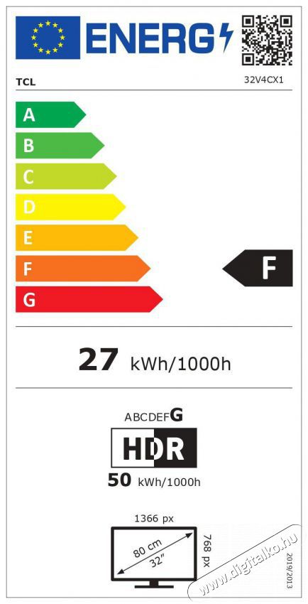 TCL 32V4C Telev&iacute;zi&oacute;k - OLED telev&iacute;zi&oacute; - 1080p Full HD felbont&aacute;s&uacute; - 512459