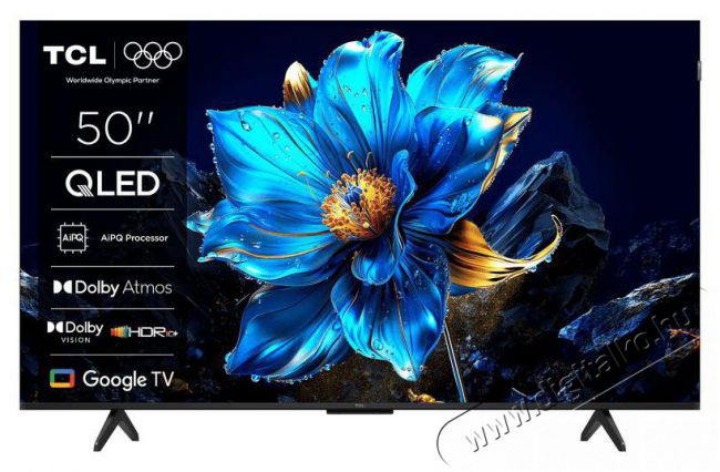 TCL 50P7K (2025-&ouml;s Modell) QLED telev&iacute;zi&oacute;, 126 cm, Smart Google TV, 4K Ultra HD Telev&iacute;zi&oacute;k - LED telev&iacute;zi&oacute; - UHD 4K felbont&aacute;s&uacute; - 512455