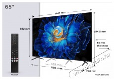TCL 65C6KS Telev&iacute;zi&oacute;k - LED telev&iacute;zi&oacute; - UHD 4K felbont&aacute;s&uacute; - 512430
