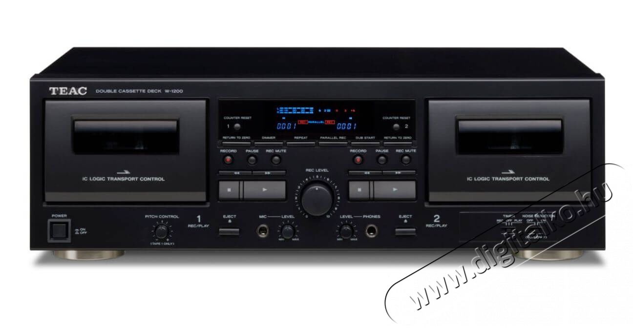 TEAC W-1200 k&eacute;tkazett&aacute;s magn&oacute; deck Audio-Video / Hifi / Multim&eacute;dia - CD / DVD / Blu-Ray / Multim&eacute;dia k&eacute;sz&uuml;l&eacute;k - Kazett&aacute;s magn&oacute; - 344043