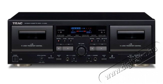 TEAC W-1200 k&eacute;tkazett&aacute;s magn&oacute; deck Audio-Video / Hifi / Multim&eacute;dia - CD / DVD / Blu-Ray / Multim&eacute;dia k&eacute;sz&uuml;l&eacute;k - Kazett&aacute;s magn&oacute; - 344043