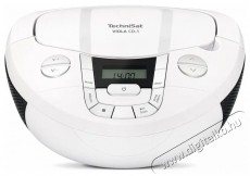 TechniSat VIOLA CD-1, fehér Audio-Video / Hifi / Multimédia - Hordozható CD / DVD / Multimédia készülék - Hordozható CD / Multimédia rádiómagnó / Boombox - 526296