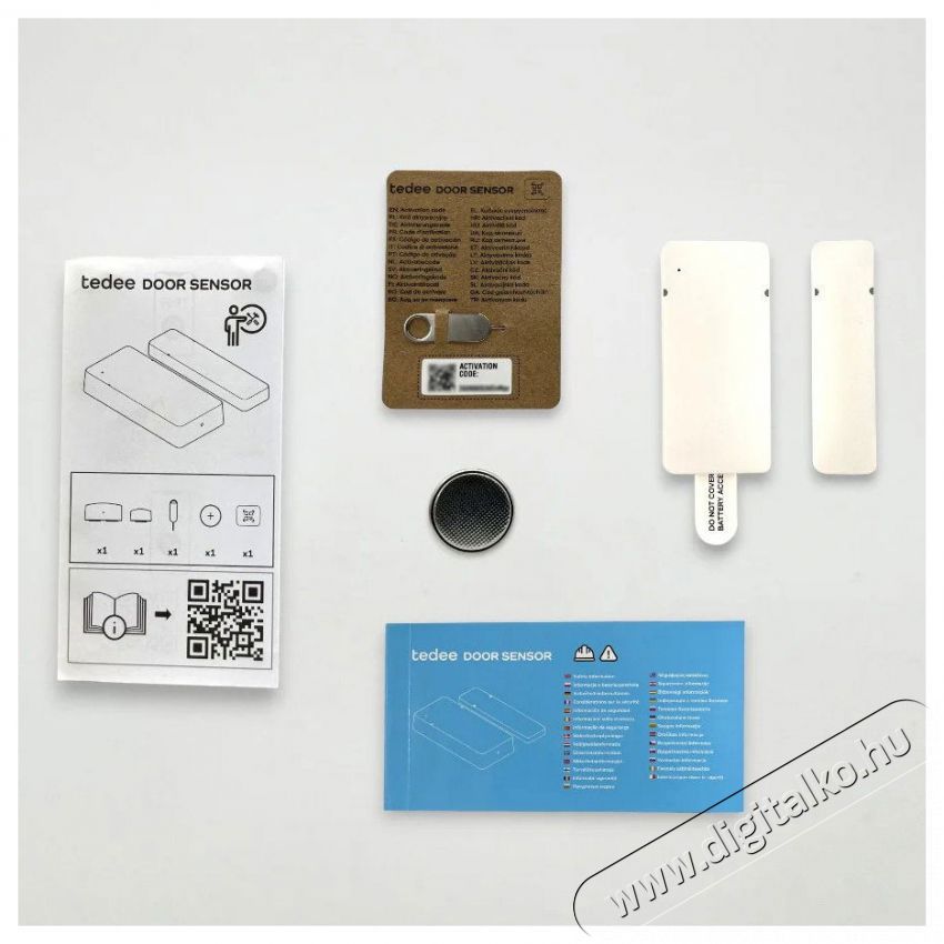 Tedee  Door Sensor, feh&eacute;r H&aacute;ztart&aacute;s / Otthon / K&uuml;lt&eacute;r - Okos otthon - Kieg&eacute;sz&iacute;tő - 519798