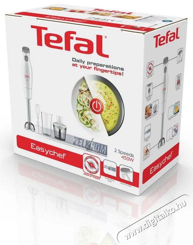 Tefal HB453138 EasyChef 3 az 1-ben botmixer Konyhai term&eacute;kek - Konyhai kisg&eacute;p (elők&eacute;sz&iacute;t&eacute;s / feldolgoz&aacute;s) - Botmixer - 362292