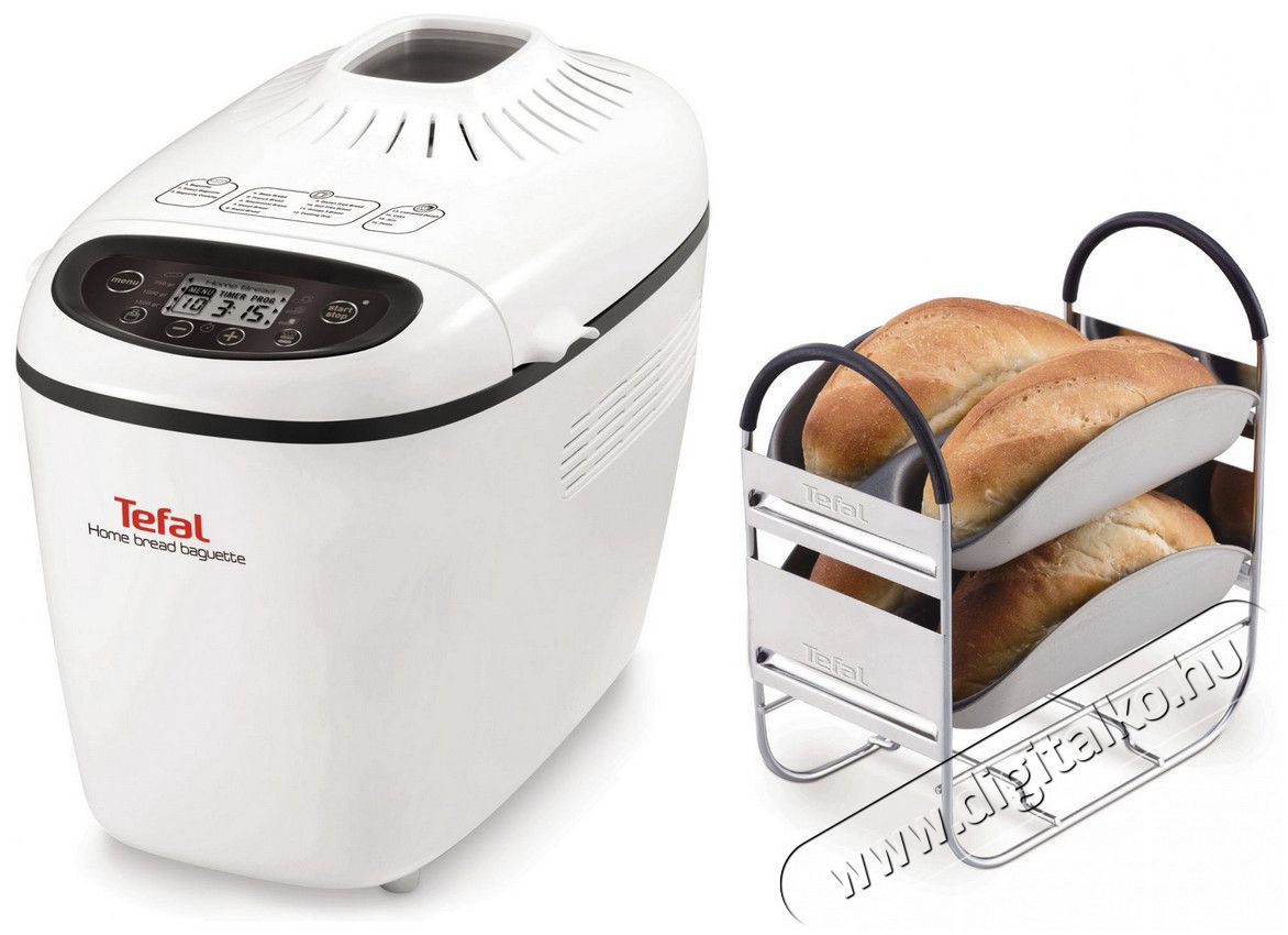 Tefal PF610138 Home Bread Baguettes keny&eacute;rs&uuml;tő Konyhai term&eacute;kek - Konyhai kisg&eacute;p (s&uuml;t&eacute;s / főz&eacute;s / hűt&eacute;s / &eacute;telk&eacute;sz&iacute;t&eacute;s) - Keny&eacute;rs&uuml;tő - 294791