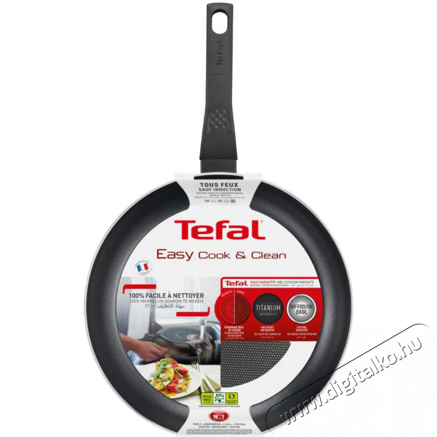 Tefal B5560553 Simple Cook serpenyő - 26 cm Konyhai term&eacute;kek - Ed&eacute;ny - Serpenyő - 372195