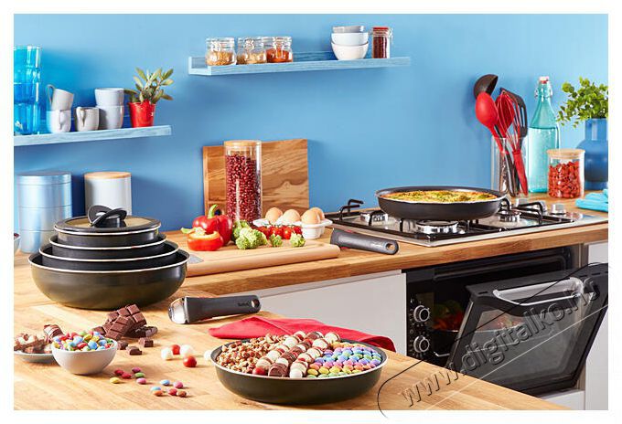 Tefal L1539053 Ingenio 6 Easy Cook N serpenyő szett Konyhai term&eacute;kek - Ed&eacute;ny - Ed&eacute;ny k&eacute;szlet - 381727
