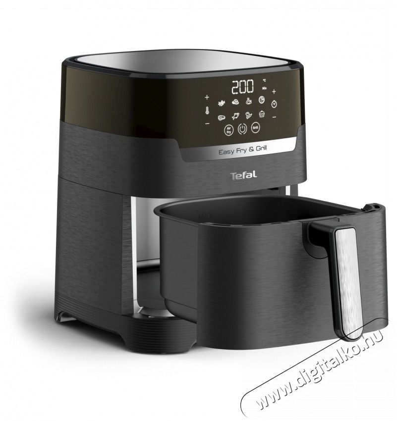 Tefal EY505815 Forr&oacute;levegős fritőz Konyhai term&eacute;kek - Konyhai kisg&eacute;p (s&uuml;t&eacute;s / főz&eacute;s / hűt&eacute;s / &eacute;telk&eacute;sz&iacute;t&eacute;s) - L&eacute;gkever&eacute;ses főzőg&eacute;p / elektromos kukta / multifunkci&oacute;s s&uuml;tő - 381723
