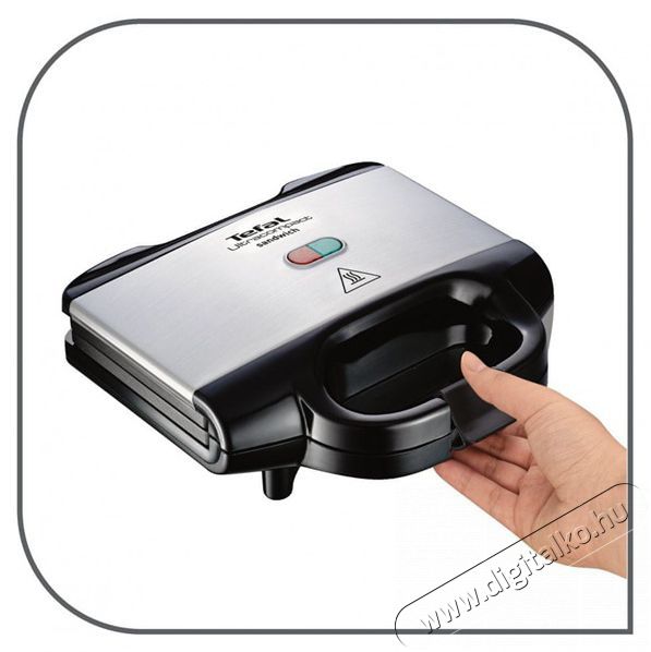 Tefal SM155212 Ultracompact szendvicss&uuml;tő Konyhai term&eacute;kek - Konyhai kisg&eacute;p (s&uuml;t&eacute;s / főz&eacute;s / hűt&eacute;s / &eacute;telk&eacute;sz&iacute;t&eacute;s) - Melegszendvics / gofri s&uuml;tő - 373398