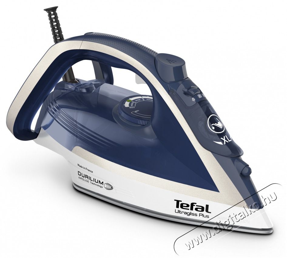 Tefal FV6812E0 Ultragliss Plus s&ouml;t&eacute;tk&eacute;k-feh&eacute;r gőz&ouml;lős vasal&oacute; H&aacute;ztart&aacute;s / Otthon / K&uuml;lt&eacute;r - Vasal&oacute; - Vasal&oacute; - 431694