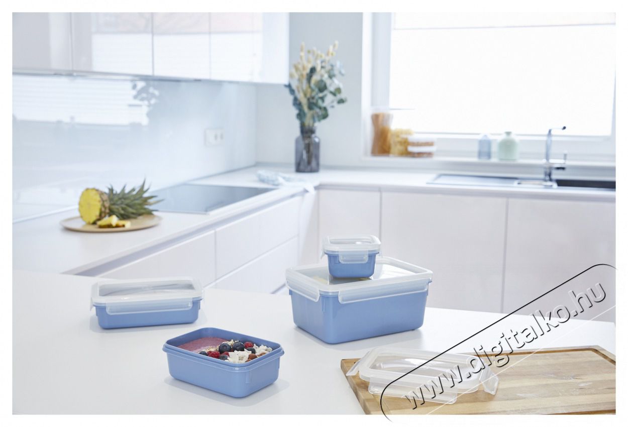 Tefal N1030810 &Eacute;telt&aacute;rol&oacute; doboz szett 4db-os k&eacute;k Konyhai term&eacute;kek - Ed&eacute;ny - &Eacute;telt&aacute;rol&oacute; - 465217