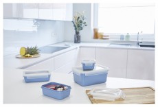 Tefal N1030810 &Eacute;telt&aacute;rol&oacute; doboz szett 4db-os k&eacute;k Konyhai term&eacute;kek - Ed&eacute;ny - &Eacute;telt&aacute;rol&oacute; - 465217