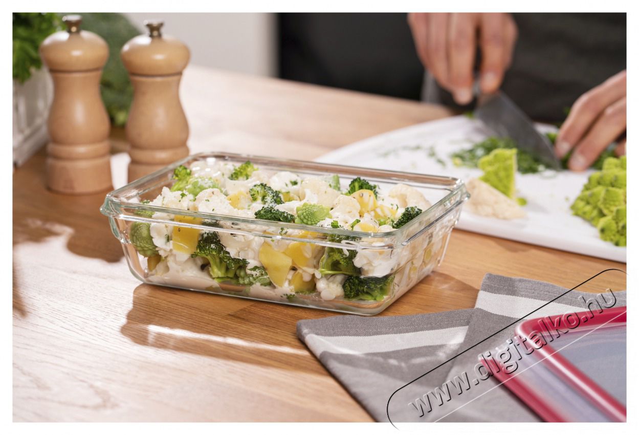 Tefal N1041010 N&eacute;gysz&ouml;gletű &uuml;veg t&aacute;rol&oacute;ed&eacute;ny 1,3 l  Konyhai term&eacute;kek - Ed&eacute;ny - &Eacute;telt&aacute;rol&oacute; - 465238