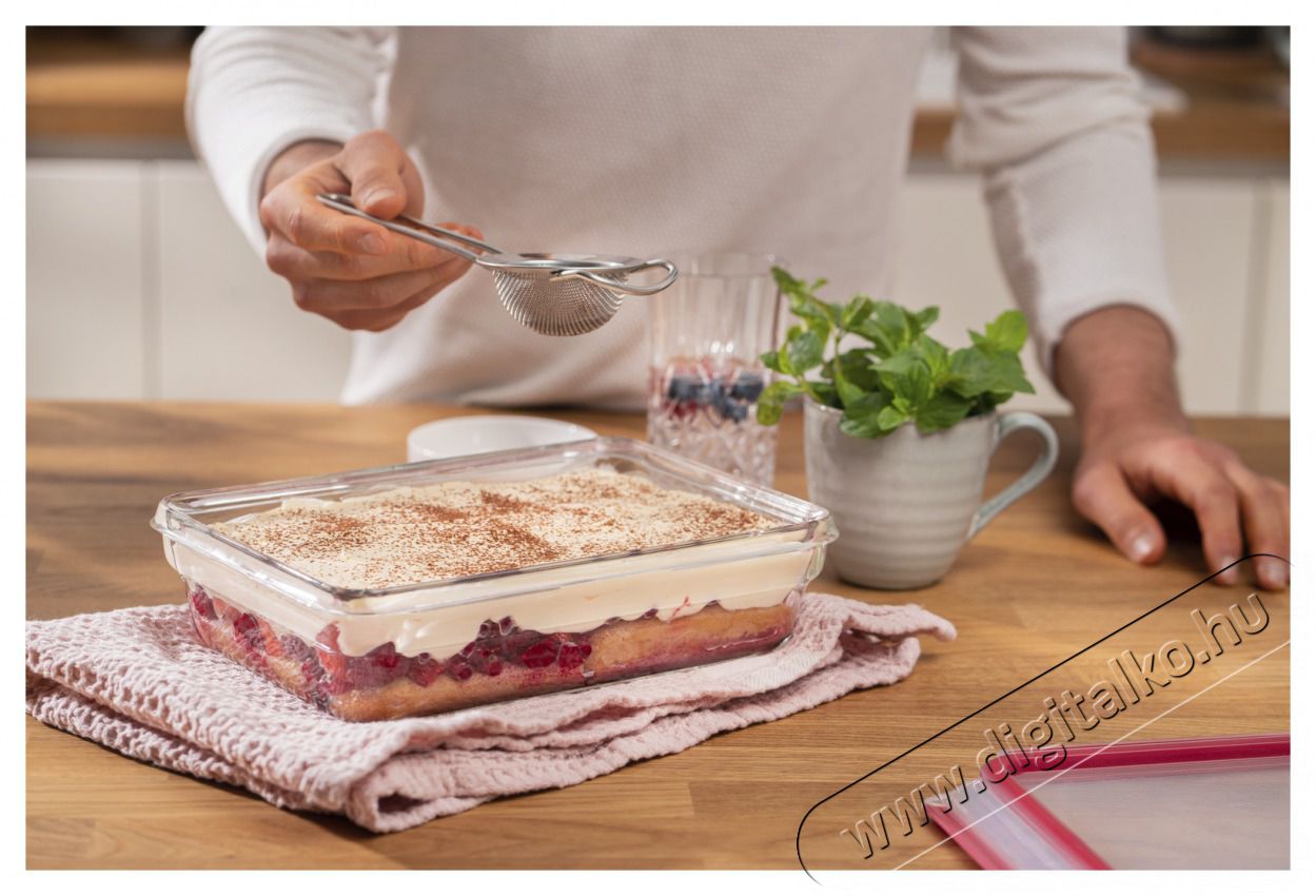 Tefal N1041210 N&eacute;gysz&ouml;gletű &uuml;veg t&aacute;rol&oacute;ed&eacute;ny 3l  Konyhai term&eacute;kek - Konyhai eszk&ouml;z - Egy&eacute;b konyhai eszk&ouml;z - 465240