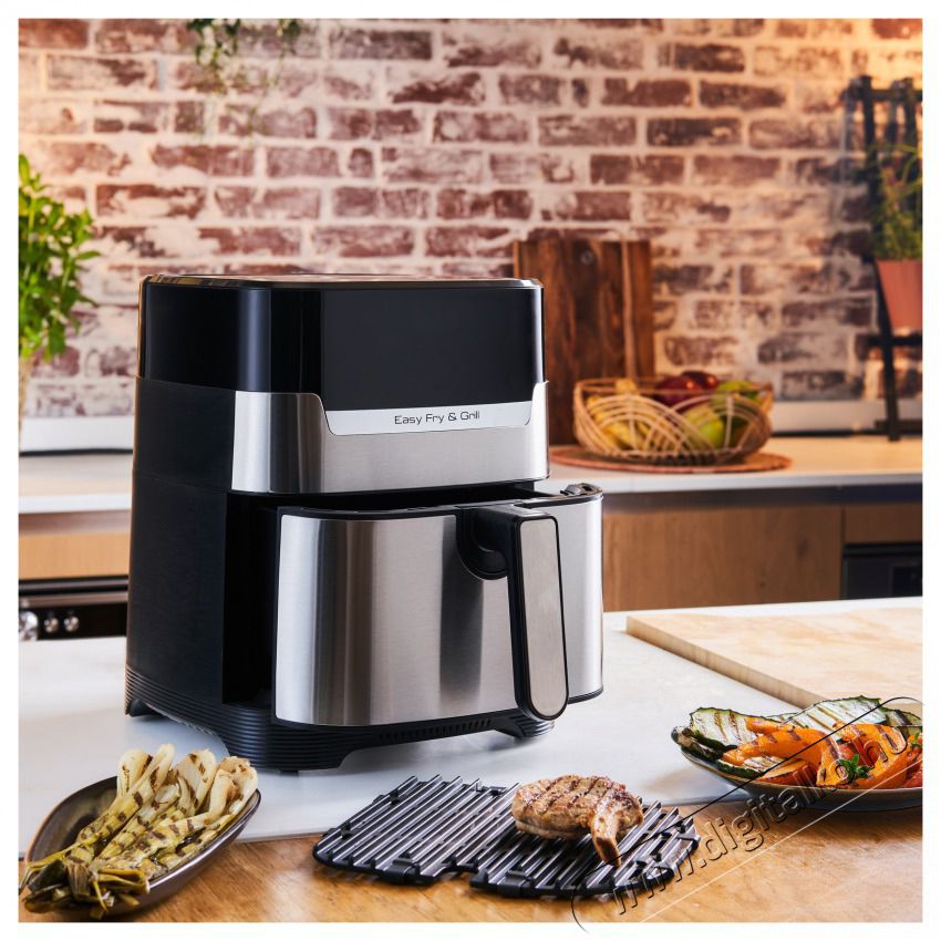 Tefal EY505D15 FORR&Oacute;LEVEGŐS OLAJS&Uuml;TŐ Konyhai term&eacute;kek - Konyhai kisg&eacute;p (s&uuml;t&eacute;s / főz&eacute;s / hűt&eacute;s / &eacute;telk&eacute;sz&iacute;t&eacute;s) - L&eacute;gkever&eacute;ses főzőg&eacute;p / elektromos kukta / multifunkci&oacute;s s&uuml;tő - 470634