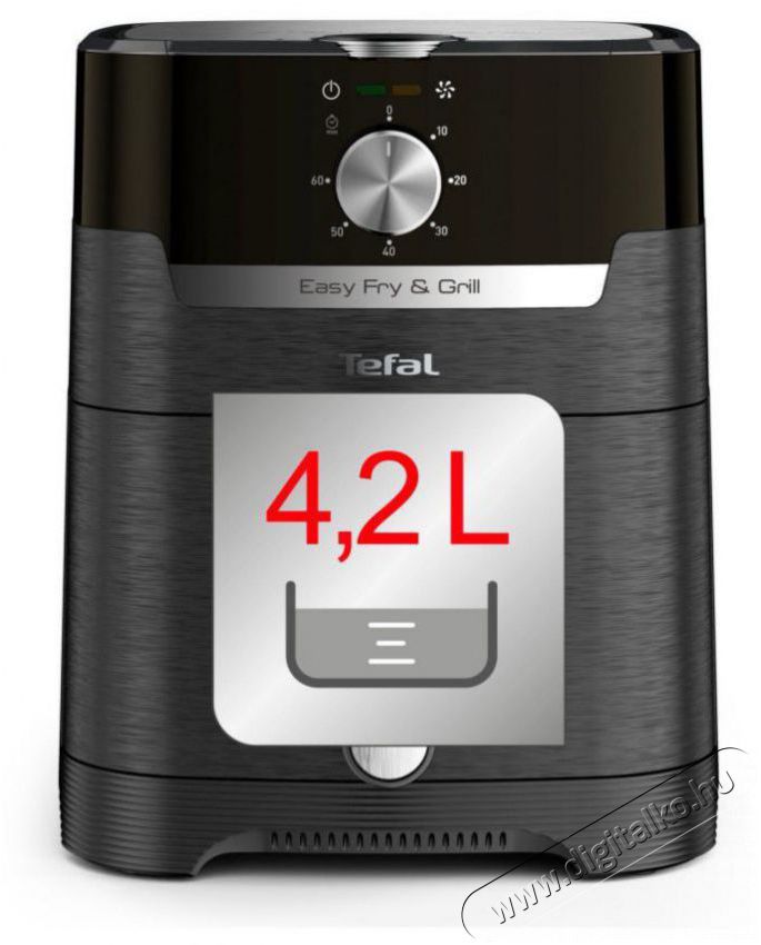 Tefal EY501815 Easy Fry & Grill Classic Konyhai term&eacute;kek - Konyhai kisg&eacute;p (s&uuml;t&eacute;s / főz&eacute;s / hűt&eacute;s / &eacute;telk&eacute;sz&iacute;t&eacute;s) - L&eacute;gkever&eacute;ses főzőg&eacute;p / elektromos kukta / multifunkci&oacute;s s&uuml;tő - 408543