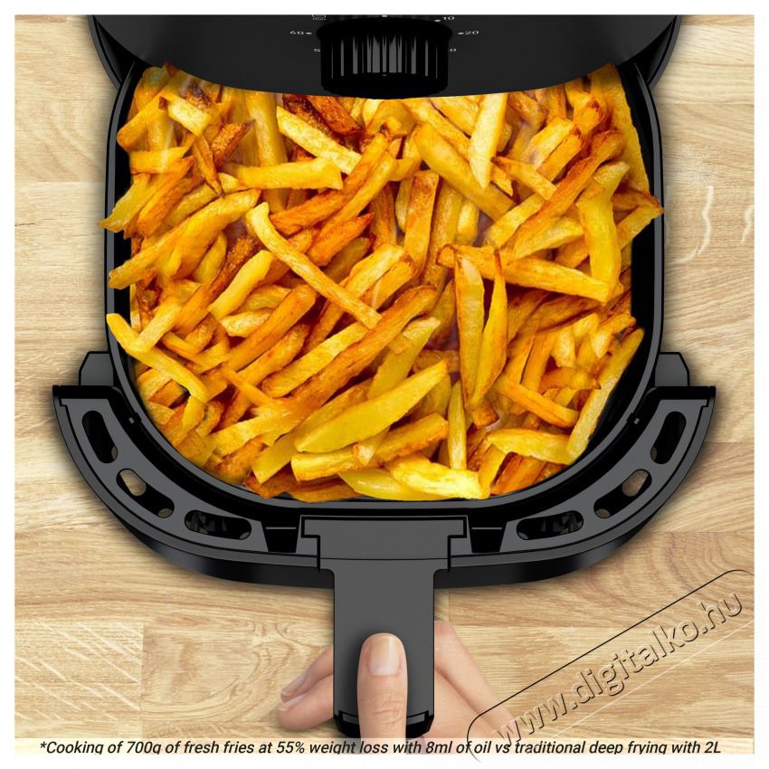 Tefal EY130815 FORR&Oacute;LEVEGŐS S&Uuml;TŐ Konyhai term&eacute;kek - Konyhai kisg&eacute;p (s&uuml;t&eacute;s / főz&eacute;s / hűt&eacute;s / &eacute;telk&eacute;sz&iacute;t&eacute;s) - L&eacute;gkever&eacute;ses főzőg&eacute;p / elektromos kukta / multifunkci&oacute;s s&uuml;tő - 481740