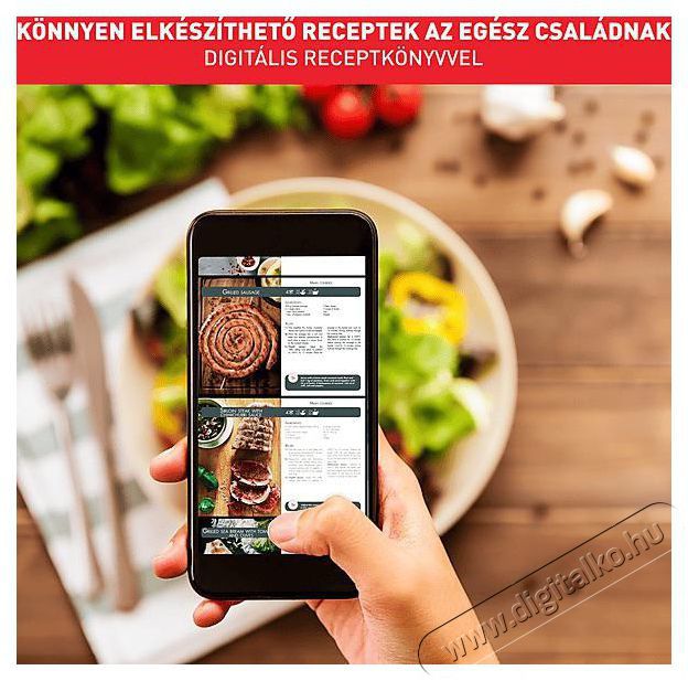 Tefal EY505D15 FORR&Oacute;LEVEGŐS OLAJS&Uuml;TŐ Konyhai term&eacute;kek - Konyhai kisg&eacute;p (s&uuml;t&eacute;s / főz&eacute;s / hűt&eacute;s / &eacute;telk&eacute;sz&iacute;t&eacute;s) - L&eacute;gkever&eacute;ses főzőg&eacute;p / elektromos kukta / multifunkci&oacute;s s&uuml;tő - 470634