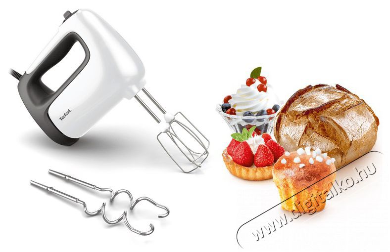 Tefal HT460138 k&eacute;zi mixer Konyhai term&eacute;kek - Konyhai kisg&eacute;p (elők&eacute;sz&iacute;t&eacute;s / feldolgoz&aacute;s) - K&eacute;zi mixer - 370442