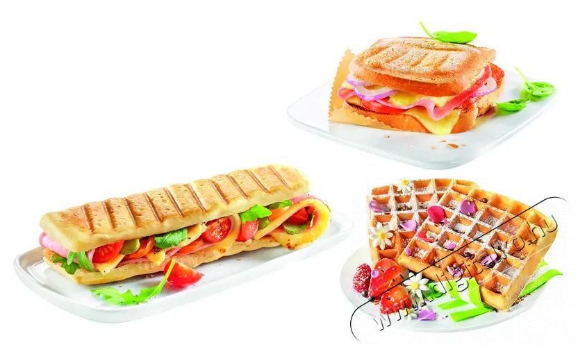 Tefal SW614831 szendvicss&uuml;tő Konyhai term&eacute;kek - Konyhai kisg&eacute;p (s&uuml;t&eacute;s / főz&eacute;s / hűt&eacute;s / &eacute;telk&eacute;sz&iacute;t&eacute;s) - Melegszendvics / gofri s&uuml;tő - 307047