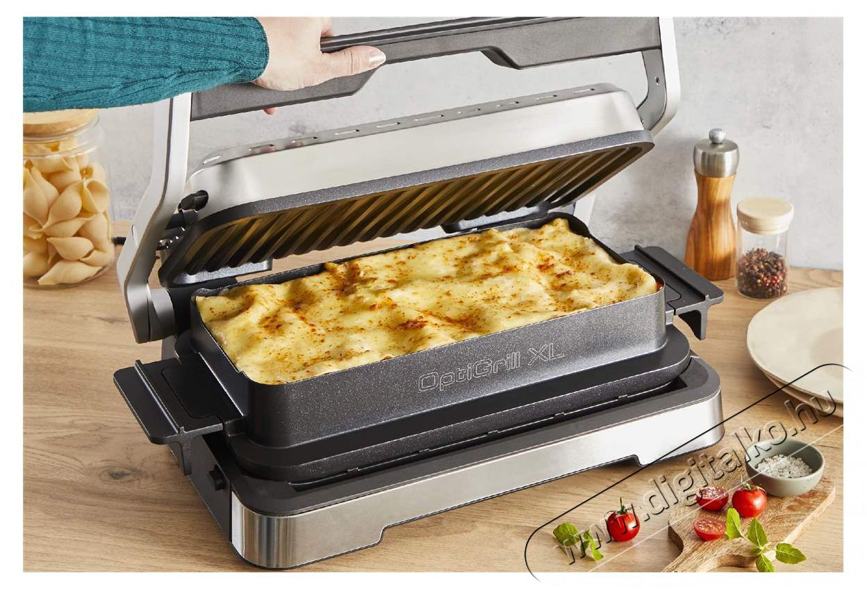 Tefal GC784D30 OptiGrill 4 az 1-ben XL tepsivel Konyhai term&eacute;kek - Konyhai kisg&eacute;p (s&uuml;t&eacute;s / főz&eacute;s / hűt&eacute;s / &eacute;telk&eacute;sz&iacute;t&eacute;s) - Kontakt grill s&uuml;tő / s&uuml;tőlap - 501342