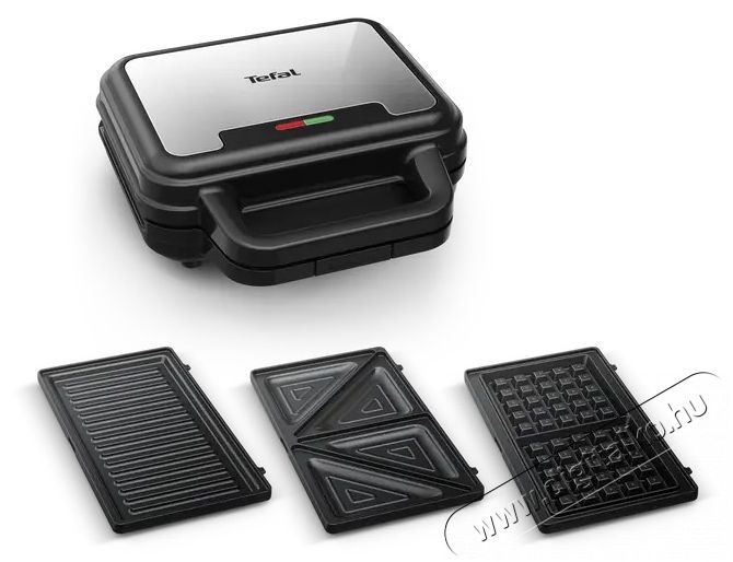 Tefal SW383D10 UltraCompact 3in1 szendvicss&uuml;tő Konyhai term&eacute;kek - Konyhai kisg&eacute;p (s&uuml;t&eacute;s / főz&eacute;s / hűt&eacute;s / &eacute;telk&eacute;sz&iacute;t&eacute;s) - Melegszendvics / gofri s&uuml;tő - 501366