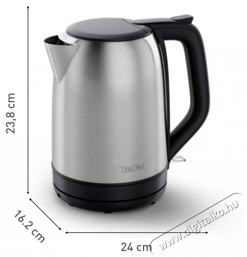Tefal KO5S0DE0 Subito 1,7L-es inox v&iacute;zforral&oacute; Konyhai term&eacute;kek - V&iacute;zforral&oacute; / teafőző - 502217